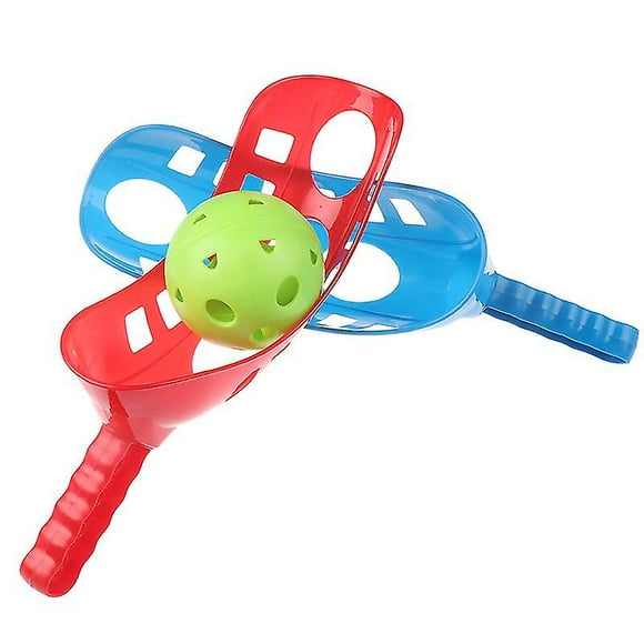 Scoop Ball Set Catching Game Trackball Sport Lacrosse Racket Game Toys Kids