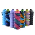 thumbnail image 3 of Kmbangi Portable Collapsible Silicone Water Bottle with Lid Foldable Kettle, 3 of 4