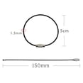 thumbnail image 2 of Hongkaii 12 Pcs Wire Keychains Stainless Steel Wire Rope Key Ring Multi Purpose Wire Buckle Rope Loop Coil XY71-1012, 2 of 6