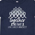 thumbnail image 4 of Inktastic Together, We Fight Lung Cancer Awareness Boys or Girls Baby T-Shirt, 4 of 5