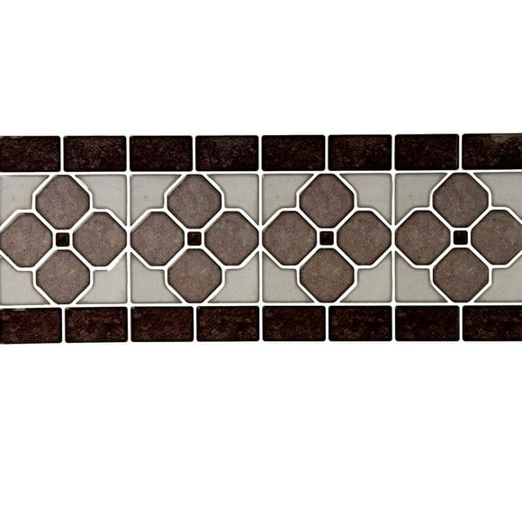 Truu Design Self-Adhesive Peel and Stick Border Wall Tiles