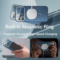 thumbnail image 4 of Magnetic for iPhone 14 Pro Max Case, Compatible with Magsafe, Full Glass Camera Lens Protector, Anti-Scratch Shockproof Protection Slim Matte Back Case for iPhone 14 Pro Max, Blue, 4 of 13