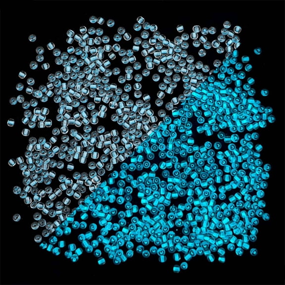 YIEMEEN 660Pieces Luminous Bead Glow in The Dark Bead Color Changing Reactive for Pony B