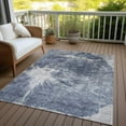 thumbnail image 6 of Addison Rugs Chantille Indoor/Outdoor Transitional Organic Navy Washable Rectangle Rug, 10' x 14', 6 of 6