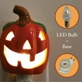 thumbnail image 5 of Milltown Merchants Ceramic Pumpkin Plugin Night Light (Pumpkin), 5 of 5
