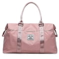 thumbnail image 5 of Bolsa de viaje grande, bolsa deportiva para gimnasio, bolsa de fin de semana para mujer, color rosa., 5 of 5