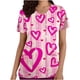 thumbnail image 2 of Fiudx Ofertas y Liquidaciones Blusa Informal de Manga Corta con Cuello En V y Bolsillos Estampados para Mujer a La Moda, 2 of 5