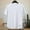 White, variant on Men's Solid Color Comfortable Sport Casual Short Sleeved Round Neck Shirts