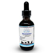 Liquid Glucosamine Chondroitin for Small Dogs, MSM Hip & Joint Supplement Support 59 ml