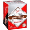 Stoli Ginger Beer Non-Alcoholic Mixer, 8.4 fl oz, 4 pack