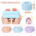 thumbnail image 4 of 6PCS Women's Wrist Towels for Washing Face Microfiber Girls Wrist Spa Wash Towel Band Face Washing Wristbands Absorbent Wristbands Wrist Sweatband for Girls Prevent Liquids from Spilling, 4 of 4