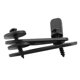 thumbnail image 1 of Puerta corrediza tipo granero BuyWeek Acero negro Cerradura de Acero negro resistente duradera, 1 of 12