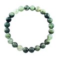 thumbnail image 2 of Beaded Bracelets for Men Women, Natural Stone Crystal Beads Bracelet - Natural Gemstone Stretch Beaded Jewelry with 8mm Round Beads - For Daily Unisex Wear & Gift Giving, 2 of 4