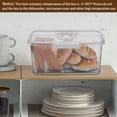 thumbnail image 4 of Baodeli Bread Box Bread Boxes for Kitchen Counter Airtight, Time Recording Bread Storage Container with Lid, Bread Keeper for Homemade Bread, Toast, Bagel, Donut and Cookies, White, 4 of 7