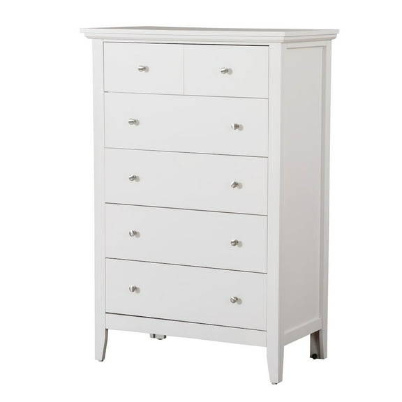 Glory Furniture Hammond Chest in White Color