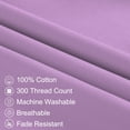 thumbnail image 2 of PiccoCasa Egyptian Cotton Pillowcases, Envelope Pillow Covers, Jumbo Lilac 1, 2 of 7
