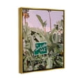 thumbnail image 3 of Stupell Industries Beverly Hills Tropical Vacation Graphic Art Metallic Gold Floating Framed Canvas Print Wall Art, Design by Amelia Noyes, 3 of 8