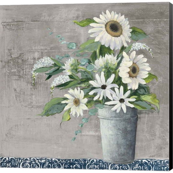 Great Art Now Late Summer Bouquet II Rustic by Julia Purinton, Canvas Wall Art, 12W x 12H