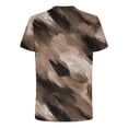 thumbnail image 4 of ZZwxWA Men's Tie Dye T-Shirt Oversized Gradient Color Short Sleeve Tops Summer Casual Crew Neck Pullover Loose Fit Tee Shirts Festival Gift, 4 of 5
