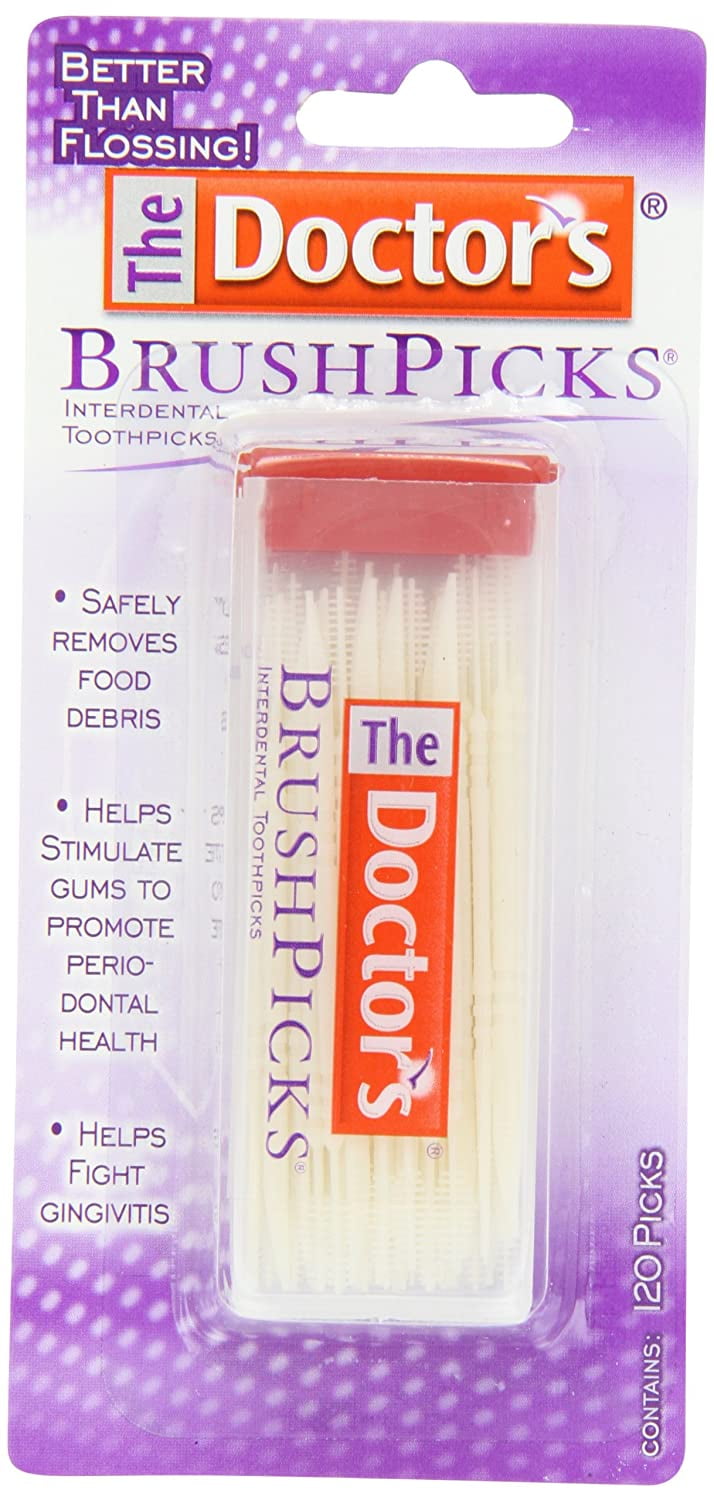 The Doctor's Brush Picks Interdental Toothpicks - 120 CT