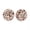 champagne, variant on 1Pair Magnet Ear Clip Zircon Ear Clip Non Piercing Jewelry Fake Earring No Hole-silver-8mm