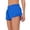 Dark Blue, variant on Women's Athletic Running Shorts Breathable Lightweight Summer with Reflective Secure Zipper Pocket Mesh Liner Elastic Waistband