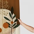 thumbnail image 3 of Orinice  Mid Century Abstract Boho Shower Curtain Set Retro Orange Shower Curtain Bathroom Set with Rugs Summer Shower Curtains for Bathroom with Carpet Bath Mat Toilet Rugs(Boho) 36x72, 3 of 7