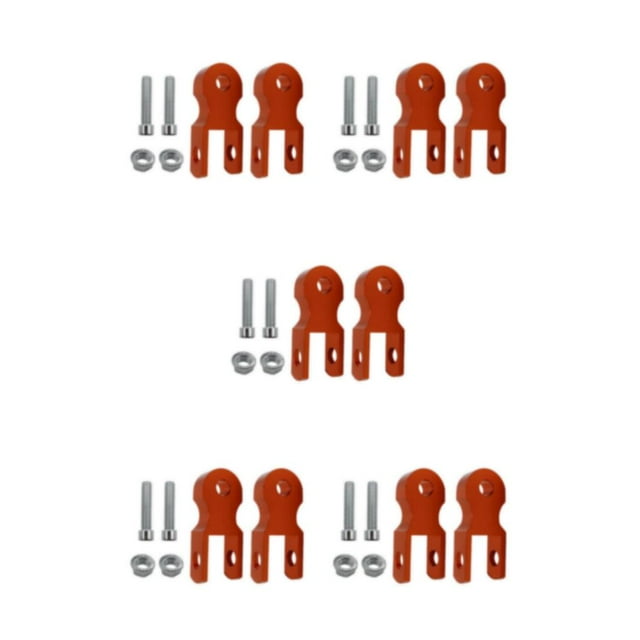 Guardoinrt Motorcycle Extension Comfortable And Durable Rear Shock Absorber Riser Orange 5Set