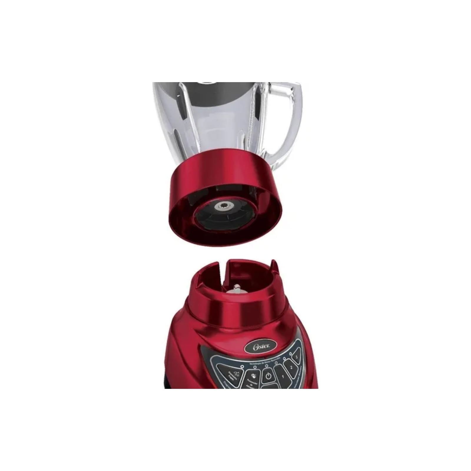 Licuadora Oster 3 Velocidades 500 W 1.5 L Vidrio Roja 7890R Walmart en linea