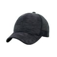 thumbnail image 1 of C.C 80's Multicolor Front Panel Mesh Back Adjustable Precurved Baseball Cap Hat, Black, 1 of 4