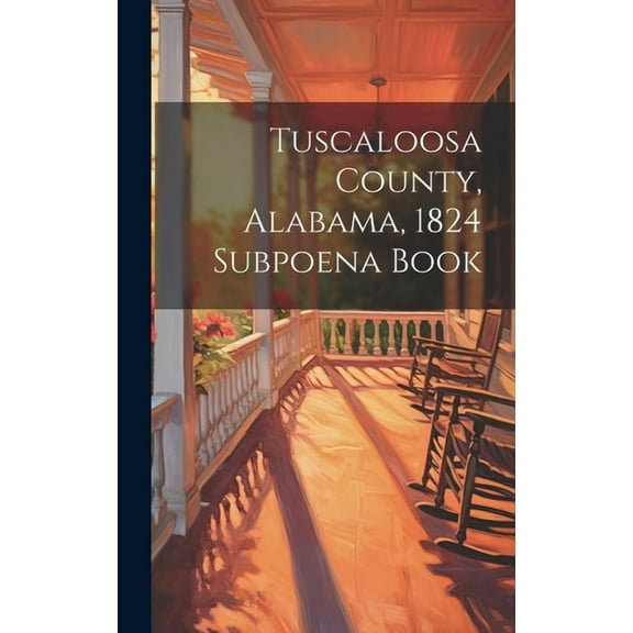 Tuscaloosa County, Alabama, 1824 Subpoena Book (Hardcover)