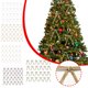 thumbnail image 1 of Xihbxyly Lazos de Terciopelo para Árbol de Navidad, Lujoso Material de Terciopelo, Elegante Decoración Navideña, Versátiles para Decorar Árboles y Coronas, Ideal Como Regalo Festivo, Juego de 24 Piez, 1 of 5