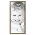 thumbnail image 2 of ArtToFrames 17" x 37" Aged White Gold Picture Frame, 17x37 inch Silver Wood Poster Frame (WOM-2036),  Pack, 2 of 7