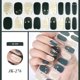 thumbnail image 2 of 16/18/20 puntas tiras de Gel francés para uñas parche deslizadores adhesivo impermeable de larga duración cubierta completa Gel uñas Stcikers lámpara UV necesita, 2 of 5