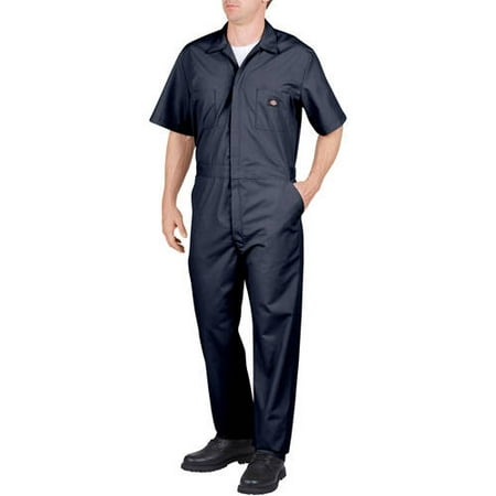 Dickies - Big Men's Short-Sleeve Poplin Coveralls