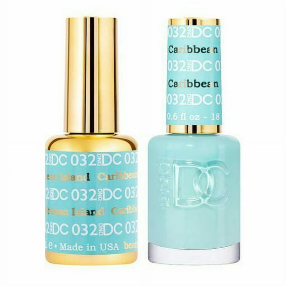 DND - DC Duo Soak off Gel & Matching nail polish - 032 Caribbean Island