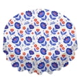 thumbnail image 2 of Pioneer Flower Floral Print Pattern Round Tablecloth 60 X 60 Inch, Wrinkle Resistant Wipeable Table Cloth for Kitchen Dining Picnic Patio Party, 2 of 6