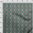 thumbnail image 2 of oneOone Cotton Poplin Fabric Leaves & Floral Block Print Fabric BTY 42 Inch Wide, 2 of 4