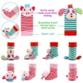 thumbnail image 5 of Wrist Rattles Foot Finder Rattle Sock Baby Rattle Toy, Arm Hand Bracelet Rattle, Feet Leg Ankle Socks, Birthday Holiday Birth Present for Newborn Boy Girl, 5 of 14