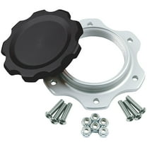 Allstar Performance Fuel Cell Cap and Bung JAZ 6-Bolt Black