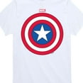 thumbnail image 3 of Marvel Captain America - Logo Shield - Toddler and Youth Short Sleeve Graphic T-shirt, 3 of 5