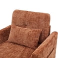 thumbnail image 6 of GVN Large Lazy Arm Chair, Lounge Sofa Chair,Multifunctional Lazy Person Sofa Recliner with Storage Backrest and Cell Phone Bracket, Orange, 6 of 13