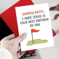 thumbnail image 4 of Tarjeta de cumpleaños de golf divertida Podagree 20 x 13 cm, 4 of 7