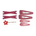 thumbnail image 2 of 7 pinzas para el pelo para niñas, accesorios para el cabello, herramienta de peinado de regalo, accesorios de moda para el cabello Rosa roja, 2 of 9