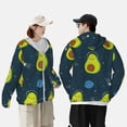 thumbnail image 4 of Lsque Avocado in Space UPF 50+ Lightweight Sun Protection Men's Women's Long Sleeve Shirt, Hoodie Performance -Medium, 4 of 9