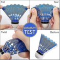 thumbnail image 3 of Pack Of 24 Badminton Shuttlecocks Badminton Plastic Ball Foam Head For Kids Adults Sport Activities, 3 of 4