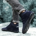 thumbnail image 6 of YOURDIARY Mens Winter Hiking Snow Boots Warm Minimalist Wide Toe Box Zero Drop Sole Outdoor Anti-Slip Ankle Booties, 6 of 8