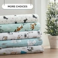 thumbnail image 3 of Comfort Spaces King Sheet Set, Flannel Bed Sheets King, 100% Cotton Bed Sheets Set with Deep Pocket, 4-Piece, 3 of 8