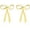 Gold D, variant on Z ZACHÉ Gold Bow Earrings 18k gold plated Prismatic Bow Earrings for Women