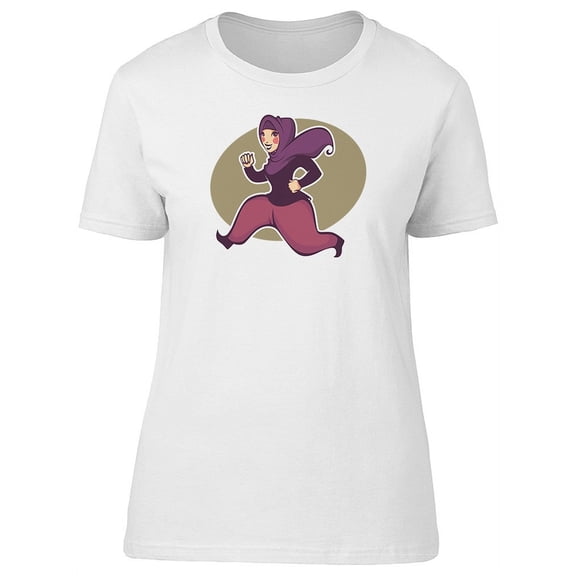 Arabian Girl Fitness T-Shirt Women -Image by Shutterstock, Female Medium